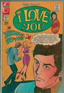 love you 99 charlton comics 1972 david cassidy poster