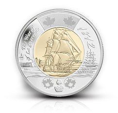 WAR OF 1812   HMS SHANNON $2 COIN TOONIE  1st OF SERIES   CANADA 