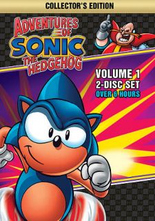 Adventures of Sonic the Hedgehog, Vol. 1 DVD, 2012, 2 Disc Set 