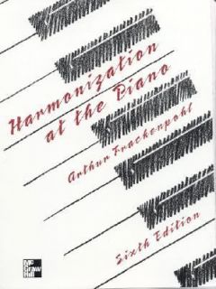 Harmonization at the Piano by Arthur Frackenpohl 1990, Paperback 