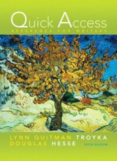 Quick Access by Doug Q. Hesse and Lynn Q. Troyka 2009, Paperback 