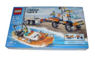 Lego City Coast Guard Truck with Speed Boat 7726