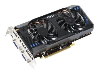 MSI NVIDIA GeForce GTX 560 N560GTX M2D1GD5 1 GB GDDR5 SDRAM PCI 