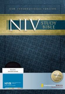 NIV Study Bible by Zondervan Publishing Staff 2008, Hardcover, Revised 