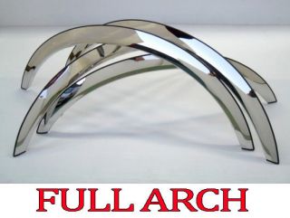Quality 275017T Stainless Chrome Fender Trim 1999 2007 FORD SUPER DUTY 