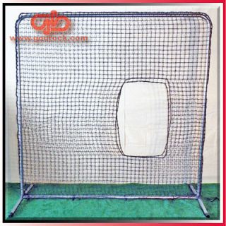 Softball Screen Safety Net Pitcher Protection Screen, Complete NETTING 