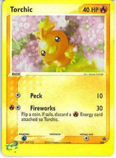 pokemon old nintendo promos card torchic 8 28 new from