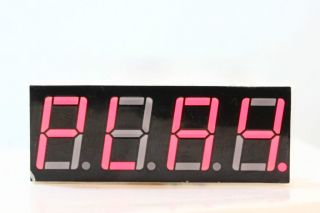 LED Display 7 Segment 4 Digit Hi Red Common Cathode   great for 