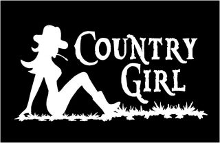 Country Girl with Sexy Mudflap southern girl graphic Large size for 