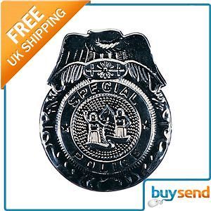 special police man fbi us cop badge fancy dress costume from united 