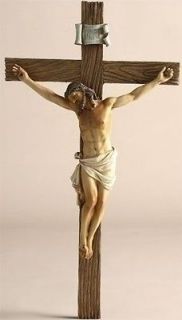 jesus christ crucifix figurine catholic cross wall art time left