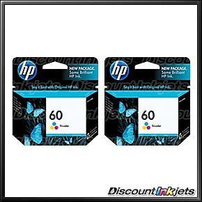 GENUINE HP 60 CC643WN HP60 Color Ink Cartridge Photosmart C4780 