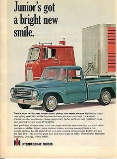 1967 International Harvester IH Tractor Trailer & Pickup Truck Ad