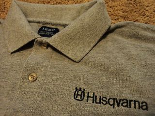 Husqvarna Tools Chainsaw Eagle Elite Polo Golf Shirt Izod Large