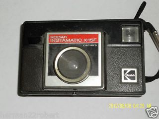 Vintage Kodak Instamatic X 15F Film Camera uses 126 Roll Film