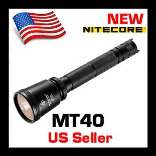 New NITECORE MT40 Cree LED 860 Lumens Search Police Flashlight CR123 