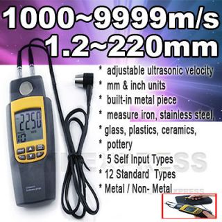 Newly listed Ultrasonic Thickness Meter Measure Velocity Metal Glass