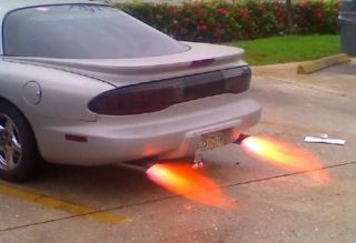 dual complete exhaust flame thrower kit  124