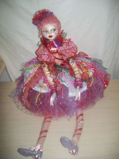 WAYNE KLESKI KATHERINES COLLECTION CANDIE LOLLY DOLL PEPPERMINT 