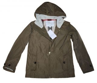 auth $ 275 burberry children boy caper hooded jacket