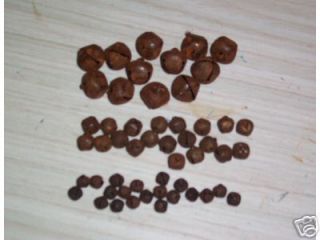 144 Assorted Primitive Rusty Tin Bells Craft Supplies 20mm, 13mm, 10mm 