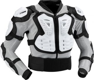 Fox Racing Titan Sport Jacket Guard/Protector White Motocross Off Road 