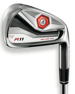 new taylormade r11 irons 4 pw aw graphite regular flex authorized 