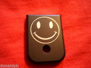 FITS GLOCK MAGAZINE PLATE HAPPY FACE 9MM 40CAL MODEL 17 19 27 ECT