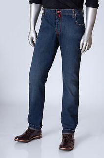 895 KITON JEANS PANTS 30 Selvedge Denim Jeans NEW Washed Blue Pair w 