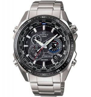 Casio Edifice Chronograph Watch, Solar, 100 Meter WR, EQS500DB 1A1