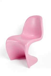 Verner Panton style S chair / Panton dining   ABS Plastic   Pink x3