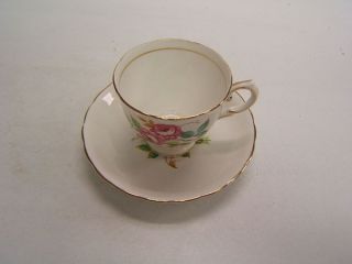 tuscan fine english bone china cup saucer roses time left