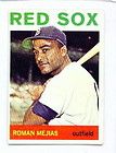 Roman Mejias 1964 Topps Card # 186 BOSTON RED SOX EX Condition