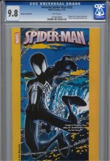 CGC 9.8 Amazing Spider Man #252 Rare Niagara Falls Variant Black 