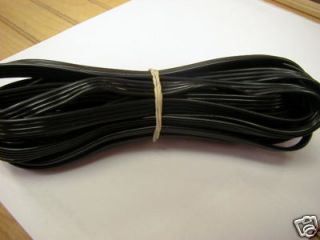 conductor flat ribbon wire black 20 ft roll time
