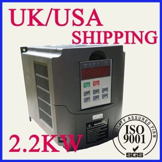 HIGH QUALITY 3HP 2.2KW 10A 220 250V VARIABLE FREQUENCY DRIVE INVERTER 