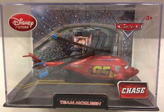  CARS 2 CHASE TEAM McQUEEN HELICOPTER DIE CAST COLLECTORS 