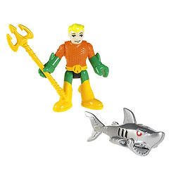 FISHER PRICE IMAGINEXT DC SUPER FRIENDS   AQUAMAN & ROBO SHARK 