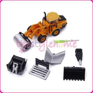 in 1 DIY Tractor Truck Creative Pull Back Action Kid Toy Model kit w 