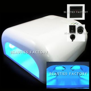 36W UV GEL NAIL CURING LAMP Art Dryer Manicure Tips 307