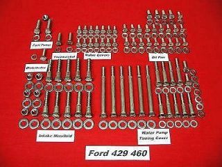 ford big block 429 460 stainless steel engine hex bolt