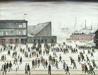 lowry print going to the match medici print more options paper type 