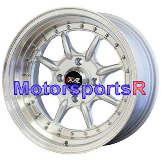 16 x 8 16x8 XXR 002 Silver Wheels Rims 83 84 85 Toyota Celica Supra 