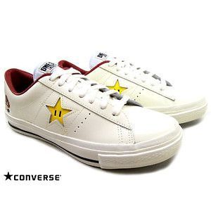 Converse x Super Mario Bro Sneaker White ONE STAR 2012 Collaboration 