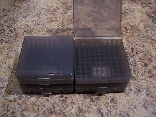 New 100 Round Plastic Ammo Boxes  38/ 357, 30 Mauser, 32 SW Long, 32 