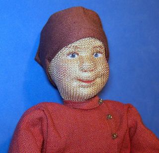 Vintage Russian USSR Soviet Union Stockinette Souvenir 6 Doll Peasant 