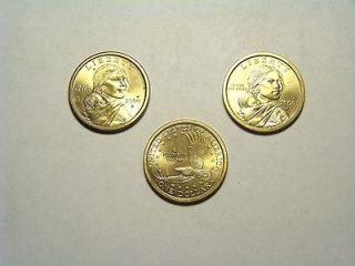 2000 u s one dollar coins gold tone three time