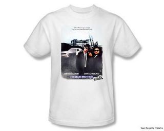 Officially Licensed The Blues Brothers Distressed Poster Adult Shirt S 