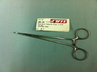 jarit petit point mosquito forceps 7 1 8 curved 285