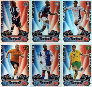   Attax 11/12   Individual Man of the Match Cards   No 391   420   Mint